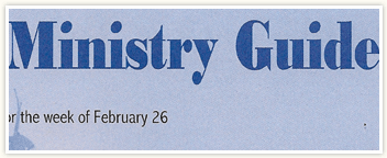 Ministry Guide: Testimony